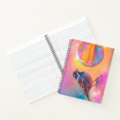 Kleurrijke mus en regenboog bubbel notitieboek (Binnen)