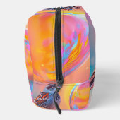 Kleurrijke mus en regenboog bubbel toilettasje (Rechts)