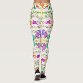 Kleurrijke Musical Birds Leggings Spring (Achterkant)