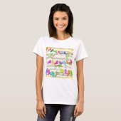 Kleurrijke Musical Birds T-Shirt Spring (Voorkant volledig)