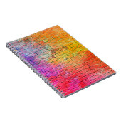 Kleurrijke muur achtergrondwand, kleur, achtergron notitieboek (Rechterzijde)