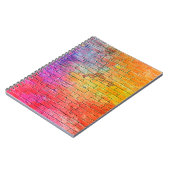 Kleurrijke muur achtergrondwand, kleur, achtergron notitieboek (Linkerzijde)