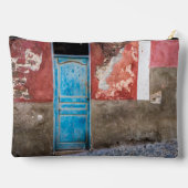 Kleurrijke muur met blauwe deur etui (Achterkant)