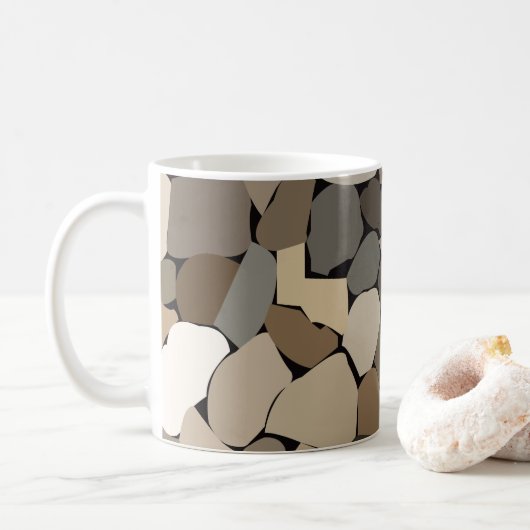 Kleurrijke Muurstenen Koffiemok (Met donut)