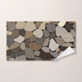 Kleurrijke muurstenen patroon bad handdoek (Handdoek)