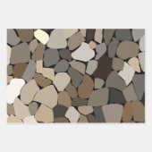 Kleurrijke muurstenen patroon inpakpapier vel (Voorkant 2)