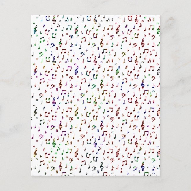 Kleurrijke muziek (Voorkant)