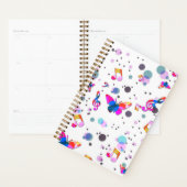 Kleurrijke muziek dansen planner (Display)