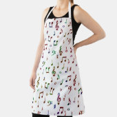 Kleurrijke muziek schort (Insitu)