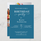 KLEURRIJKE MUZIEK THEMA VERJAARDAG CAKE PARTY KAART (Voorkant / Achterkant)