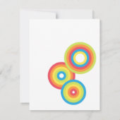 Kleurrijke muziekinstrumenten Kids verjaardagsfees Kaart (Achterkant)