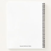 Kleurrijke Muzieknoden Abstracte Kunst Notitieboek (Achterkant)