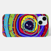Kleurrijke muzieknoot Case-Mate iPhone case (Achterkant (horizontaal))