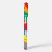 Kleurrijke muzieknoot strepen Case-Mate iPhone case (Achterkant / Rechts)
