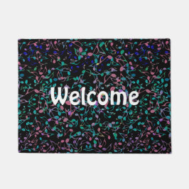 Kleurrijke Muzieknoten  deurmat