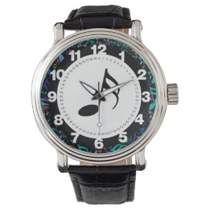 Kleurrijke Muzieknoten Horloge