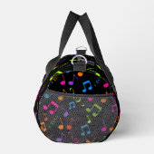 Kleurrijke muzieknoten ontwerp plunjezak (Rechts)