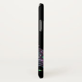 Kleurrijke Muzieknoten op het Clef Heart Monogram Case-Mate iPhone Case (Achterkant / rechts)