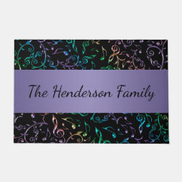 Kleurrijke Muzieknoten Persoonlijke deurmat