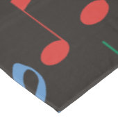 Kleurrijke Muzieknoten Tafelkleed (Gekanteld)