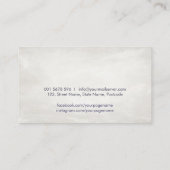 Kleurrijke Muzieknoten Waterverf en potlood Visitekaartje (Achterkant)