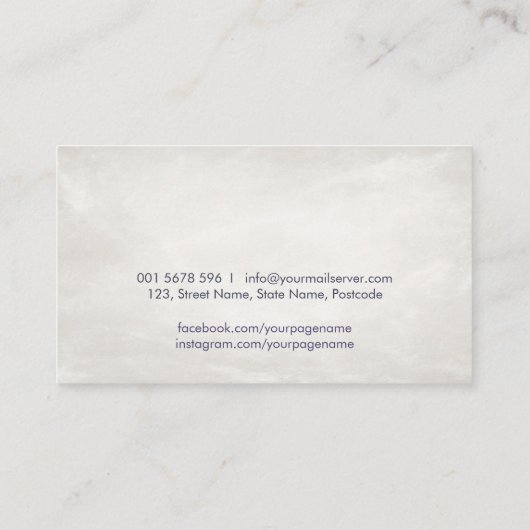 Kleurrijke Muzieknoten Waterverf en potlood Visitekaartje (Achterkant)