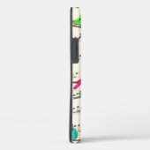 Kleurrijke Muzikale Vogels iPhone Case (Achterkant / Rechts)
