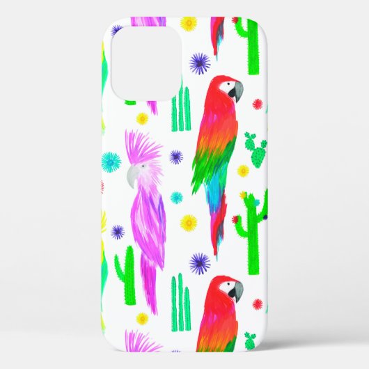 Kleurrijke, naadloze handgetekende wortelen Case-Mate iPhone case (Achterkant)