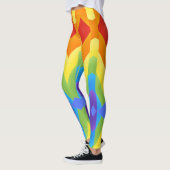 Kleurrijke naadloze "Ratti_Creative_Arts" Leggings (Links)