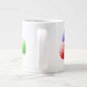 Kleurrijke Naaiaccessoires Grote Koffiekop (Achterkant)
