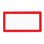 Kleurrijke naam sticker (Voorkant)