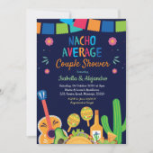 Kleurrijke Nacho Gemiddelde Koppel Bruisfeest Uitn Kaart (Voorkant)