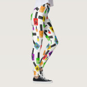 Kleurrijke nagellak Leggings (Rechts)