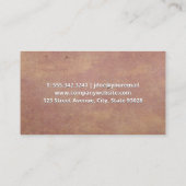 Kleurrijke nagellakflessen visitekaartje (Achterkant)