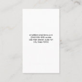 Kleurrijke nagels | Nagellak fles en borstel Visitekaartje (Achterkant)