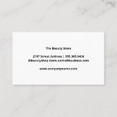 Kleurrijke Nail Poolse flessen | Manicurist Visitekaartje (Achterkant)