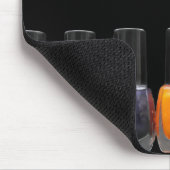 Kleurrijke Nail-Poolse flessen, nagelzout Muismat (Hoek)