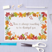 Kleurrijke najaarsvulling voor Thanksgiving Tissuepapier (Craft)