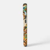 Kleurrijke Native American Print iPhone Case iPhone 15 Case (Linkerkant)