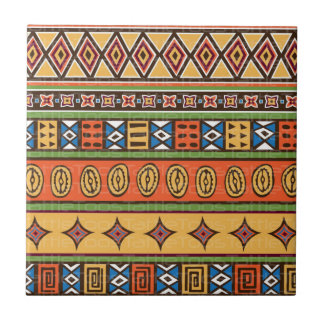 Kleurrijke Native Tribal Pattern Keramische Tegel Tegeltje