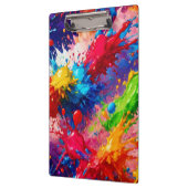 Kleurrijke natte verf splash ontwerp klembord (Links)