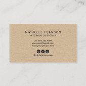 Kleurrijke Natuur Geïnspireerde Bloemenwinkel Rust Visitekaartje (Achterkant)