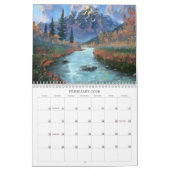 Kleurrijke Natuur indrukken Waterverf Schilderijen Kalender (Feb 2026)