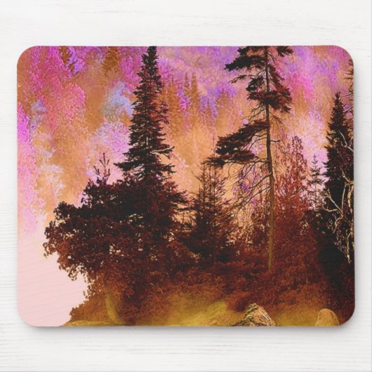Kleurrijke Natuur Mousepad Muismat (Voorkant)