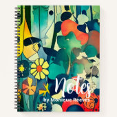 Kleurrijke Natuur Notitieboek (Voorkant)