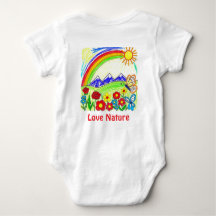 Kleurrijke Natuur Tekening voor Natuur Lovers