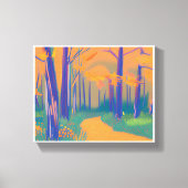 Kleurrijke Natuur Uitgerekte Canvasdruk Canvas Afdruk (Voorkant)