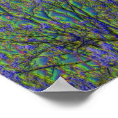 Kleurrijke Natuur van populaire vloerbomen afdrukk Poster (Hoek)