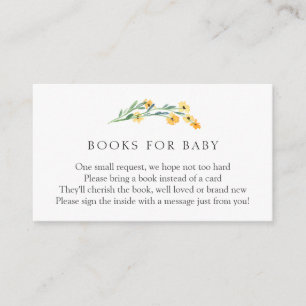 Kleurrijke natuurboeken voor Baby Informatiekaartje