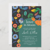 Kleurrijke natuurliefde in Bloom Vrijgezellenfeest Kaart (Voorkant)